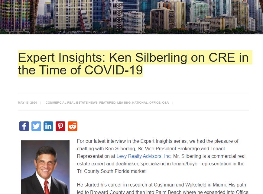 Ken Silberling - Commercial Real Estate COVID-19 